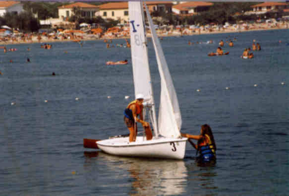 Scuola di vela su L'Equipe